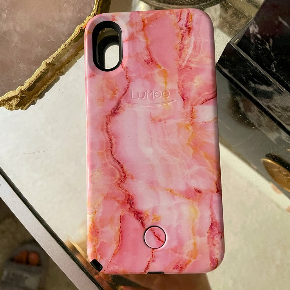Lumee Iphone X Phone Case With Light Like New - image 1